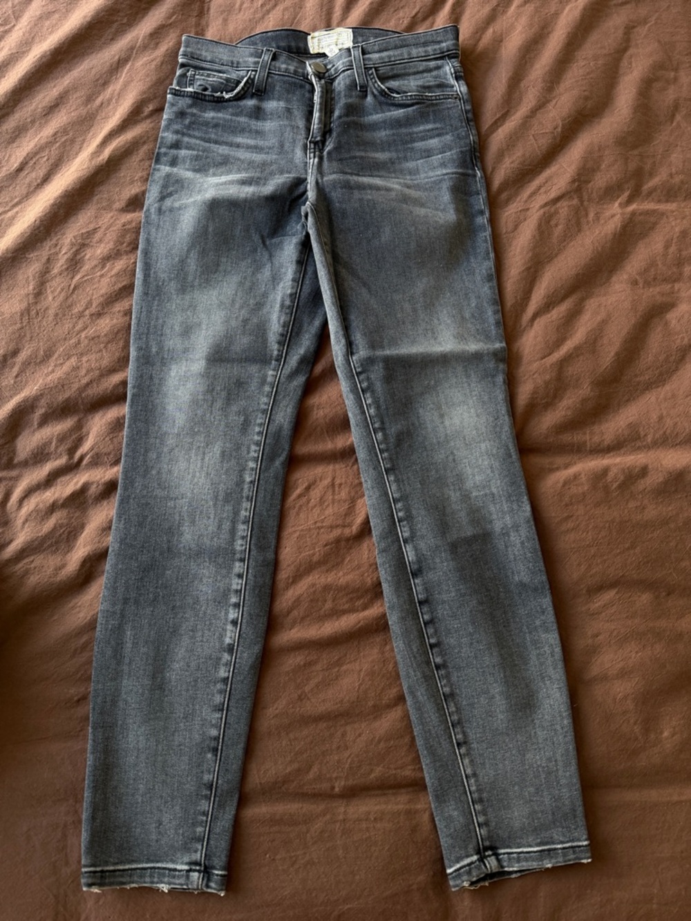Current/Elliott Women’s Skinny Jeans in Faded Gray